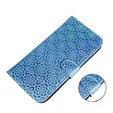 Pattintható tok a Oppo A17, Wallet mandala, kék