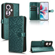 Flap tok Oppo Reno 11F 5G, Wallet Rhombus, zöld