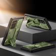 Tok Samsung Galaxy S24 Ultra, Tongate MECH sorozatú klipsz, zöld