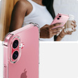 Tok a iPhone 16 Plus, Erbord Dropproof, átlátszó + Glass