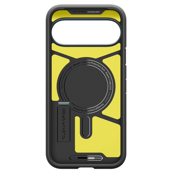 Spigen Tough Armor MagSafe tok a Google Pixel 10 Pro XL-hez, Abyss zöld