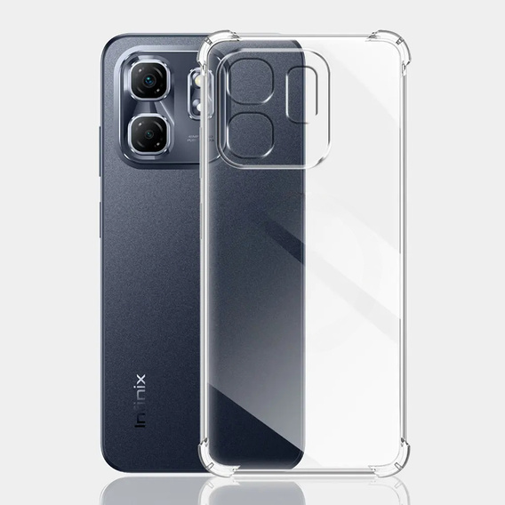 Telefontok a Infinix Hot 50i 4G, Dropproof, átlátszó