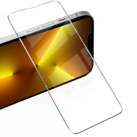 2x edzett üveg a iPhone 13/13 Pro, ERBORD 9H Hard Glass a képernyőn