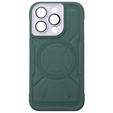 Tok iPhone 15 Pro Max, ERBORD Armor Mag, zöld