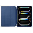 Tok iPad Pro 11 2024, Smartcase tolltartóval, sötétkék