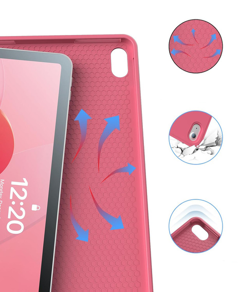 Tok + billentyűzet iPad 10.9 2022 10 Gen, Pen Slot, rózsaszín rose gold