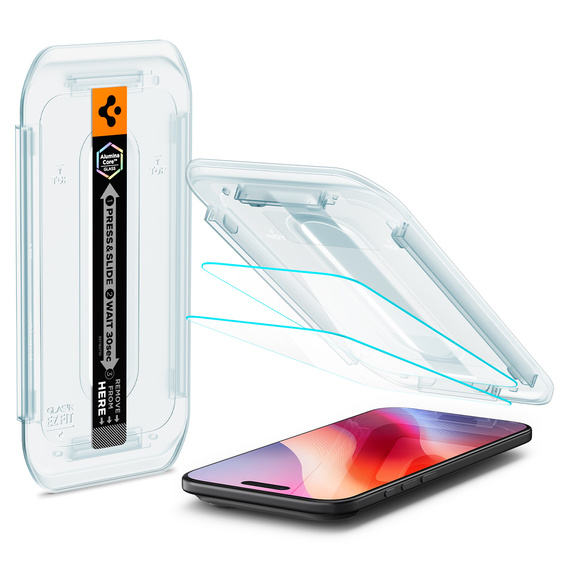 Spigen Glas.TR EZ Fit edzett üveg iPhone Air készülékhez (2 db)