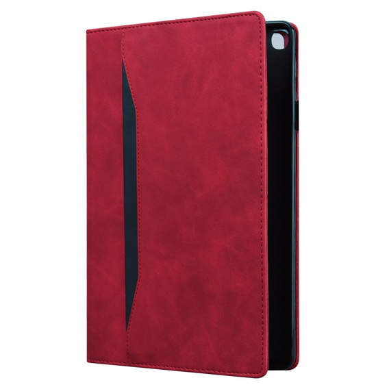 Tok Samsung Galaxy Tab S6 Lite, Classic, tolltartóval, piros