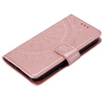 Pattintható tok a Motorola Moto G71 5G, Mandala, kék