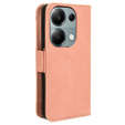 Pattintható tok a Xiaomi Redmi Note 13 Pro 4G / Xiaomi Redmi Note 14S / Xiaomi Poco M6 Pro 4G, Card Slot, rózsaszín
