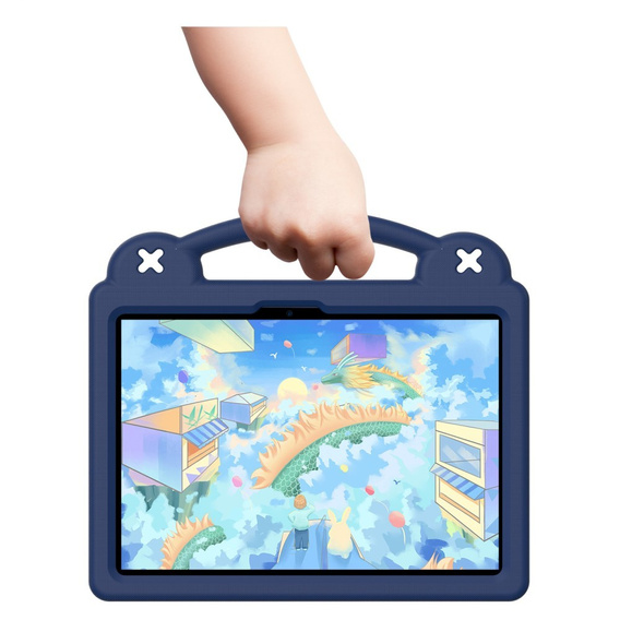 Gyermek tok Xiaomi Pad 7 / 7 Pro, Cute Patterns, állvánnyal, sötétkék