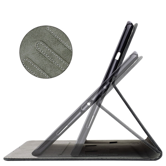 Telefontok a Samsung Galaxy Tab S9, Wallet Pen Slot, fekete
