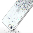 Telefontok a iPhone 7/8/SE 2020/SE 2022, Glittery, átlátszó