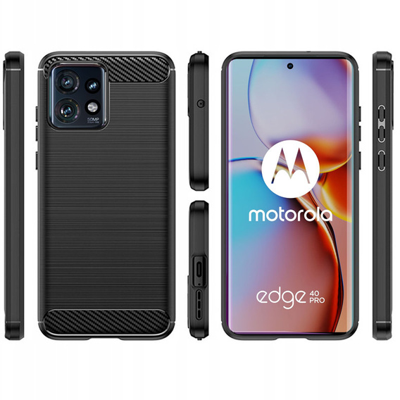 Telefontok a Motorola Edge 40 Pro, Carbon, fekete