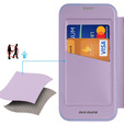 Dux Ducis tok iPhone 17 Pro, Skin X Pro, pánttal, MagSafe-hoz, lila