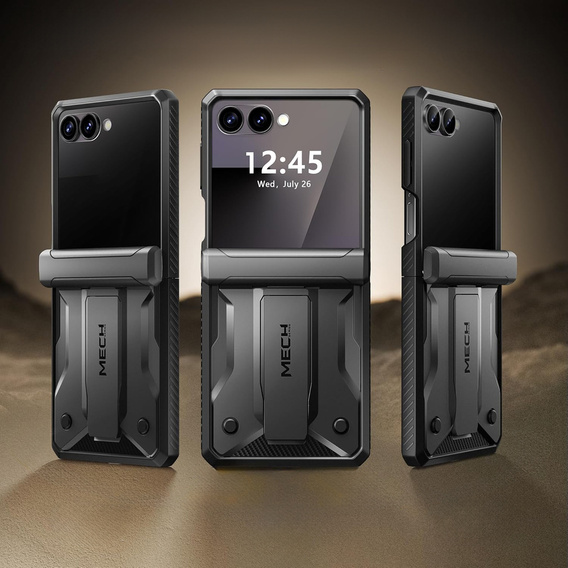 Tongate MECH tok MagSafe-val a Samsung Galaxy Z Flip7 FE / Z Flip6 készülékhez, zöld színű