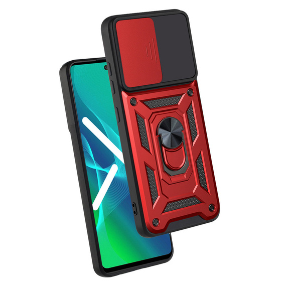 Telefontok a Oppo Reno 6 5G, CamShield Slide, piros