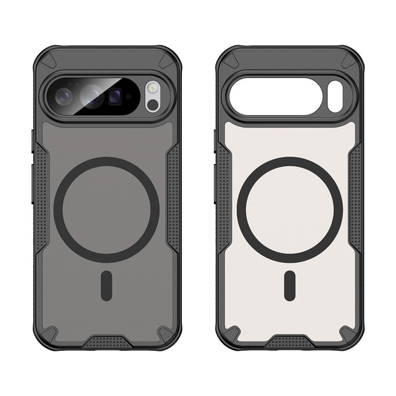 Páncélozott tok Google Pixel 10 Pro XL-hez, MagSafe, matt, fekete