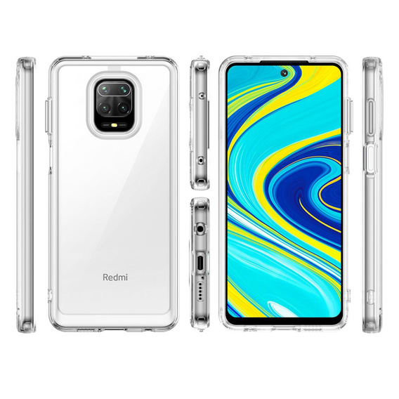 Telefontok a Xiaomi Redmi Note 9S / 9 Pro / 9 Pro Max, Fusion Hybrid, átlátszó