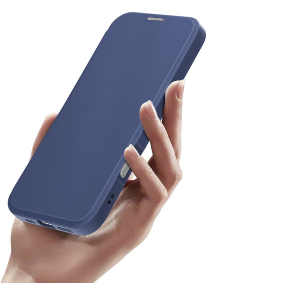 Dux Ducis Telefontok a iPhone 16, Skin X Pro, MagSafe, sötétkék