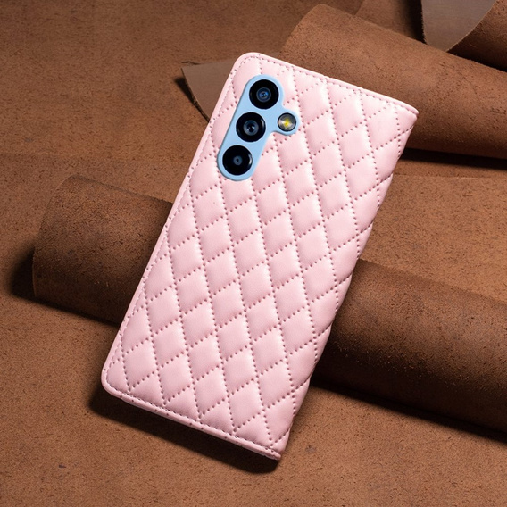 Pattintható tok a Samsung Galaxy A54 5G, Wallet, BINFEN COLOR, rózsaszín