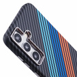 Tok Samsung Galaxy S25, Carbon Fiber MagSafe, sötétkék