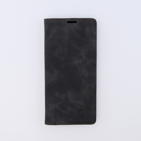 Telefontok a Xiaomi Redmi Note 12 5G / Poco X5 5G, ERBORD Vintage, pénztárca patenttal, fekete