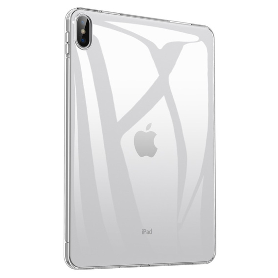 Tok iPad 10.9 2022 10 Gen készülékhez, szilikon, átlátszó