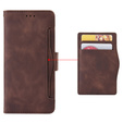 Pattintható tok a Realme C61, Card Slot, barna