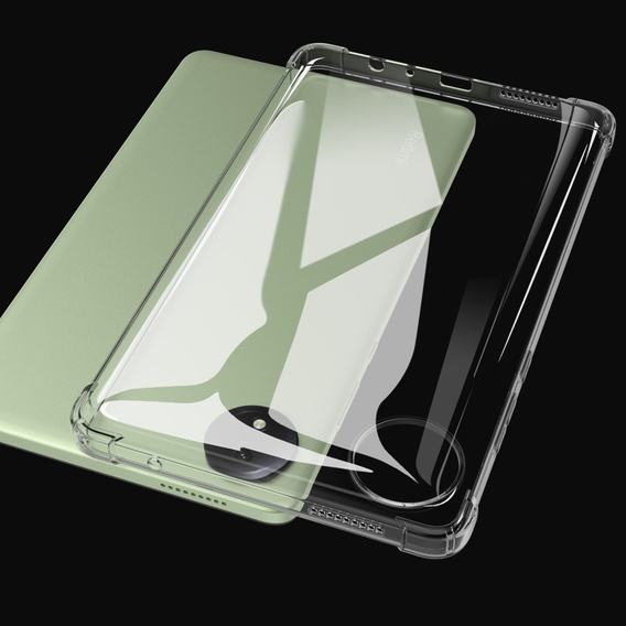 Tok Xiaomi Redmi Pad SE 8.7 készülékhez, szilikon, átlátszó