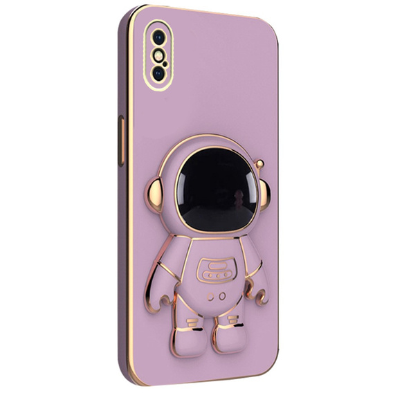 Telefontok a iPhone X / XS, Astronaut, lila