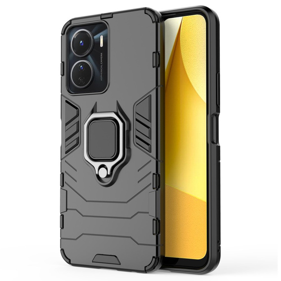 Telefontok a Vivo Y16 4G, Kickstand Ring, fekete