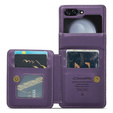 CASEME flip tok Samsung Galaxy Z Flip5 5G, Litchi Wallet, lila