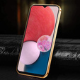 Telefontok a Samsung Galaxy A13 4G, Cowhide Leather, zöld