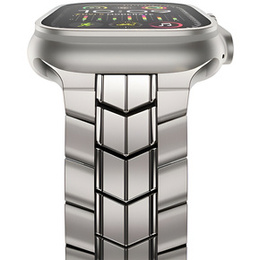 Karkötő Apple Watch 1/2/3/4/4/5/6/7/8/9/SE/ULTRA/ULTRA 2 42/44/45/45/49MM, titánium