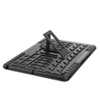 Tok iPad 10.2 2021 / 2020 / 2019, Tire Armor, fekete