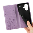 Pattintható tok a Xiaomi Redmi Note 13 Pro+, Butterfly, lila