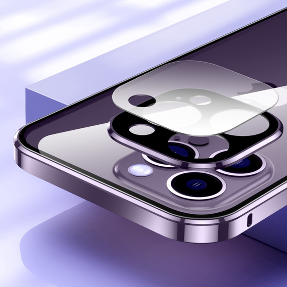 Tok iPhone 14 Pro Max, Magnetic Dual Glass, lila