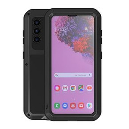 Love Mei Telefontok a Samsung Galaxy S21, armored with glass, fekete