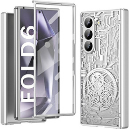 Tok Samsung Galaxy Z Fold6 5G, Mechanical Legend, ezüst