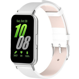 Bőrszíj Samsung Galaxy Fit 3 készülékhez, fehér