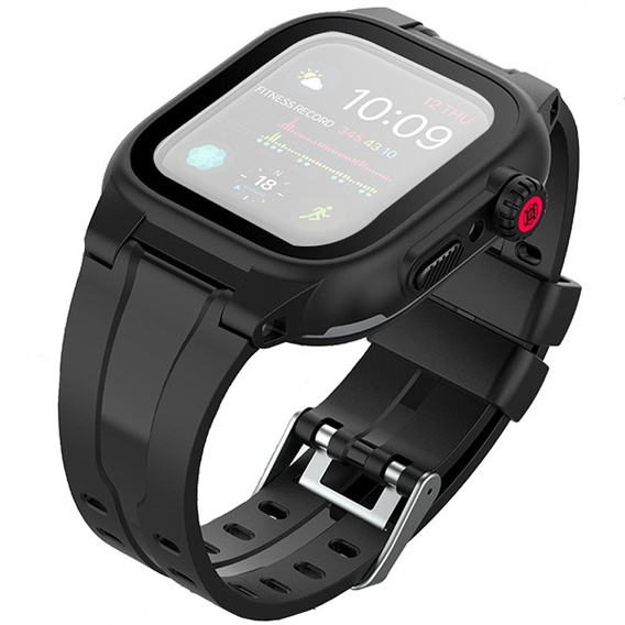 Etui SHELLBOX Waterproof do Apple Watch SE/6/5/4 44mm - Black
