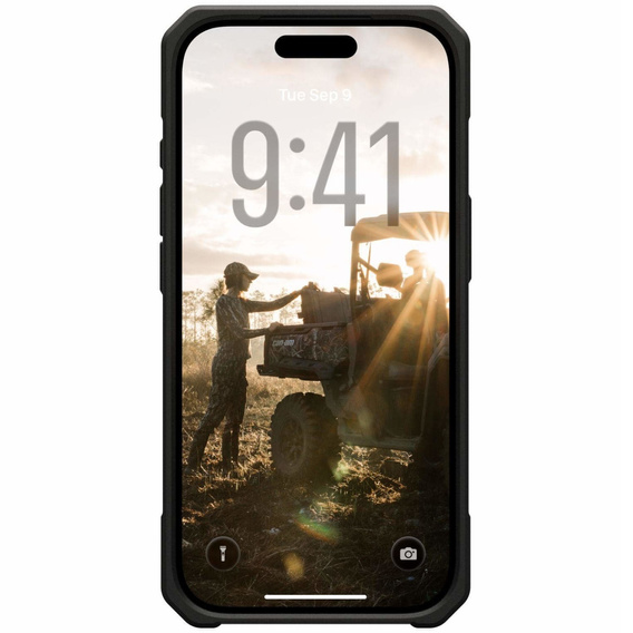 Urban Armor Gear tok iPhone 17 Pro Max, Monarch Pro Kevlar MagSafe, Kevlar Fekete