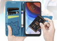 Pattintható tok a Oppo Reno 13F / Oppo Reno 13FS, Butterfly, kék