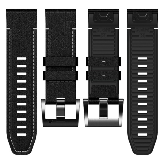 Quickfit bőrszíj a Garmin Fenix 5/6/6/6 PRO/7 Forerunner 965/955/945 készülékhez