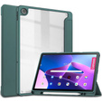 Tok Lenovo Tab M10 Plus 10.6 Gen 3 TB-125F TB-128F, Smartcase Hybrid, tolltartó résszel, sötétzöld