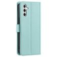 Flap tok Samsung Galaxy S25 FE, Rhombus Crossbody Leather, zöld