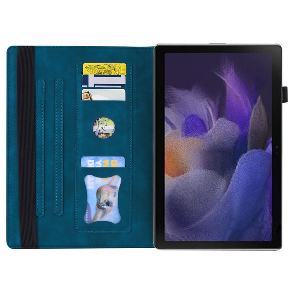 Tok Samsung Galaxy Tab A9, Classic, tolltartóval, kék