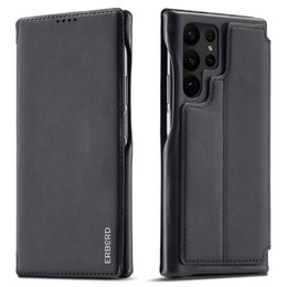 Pattintható tok a Samsung Galaxy S23 Ultra, ERBORD Retro, fekete