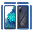 Tok Samsung Galaxy S20 FE készülékhez, Shockproof, fóliával, sötétkék